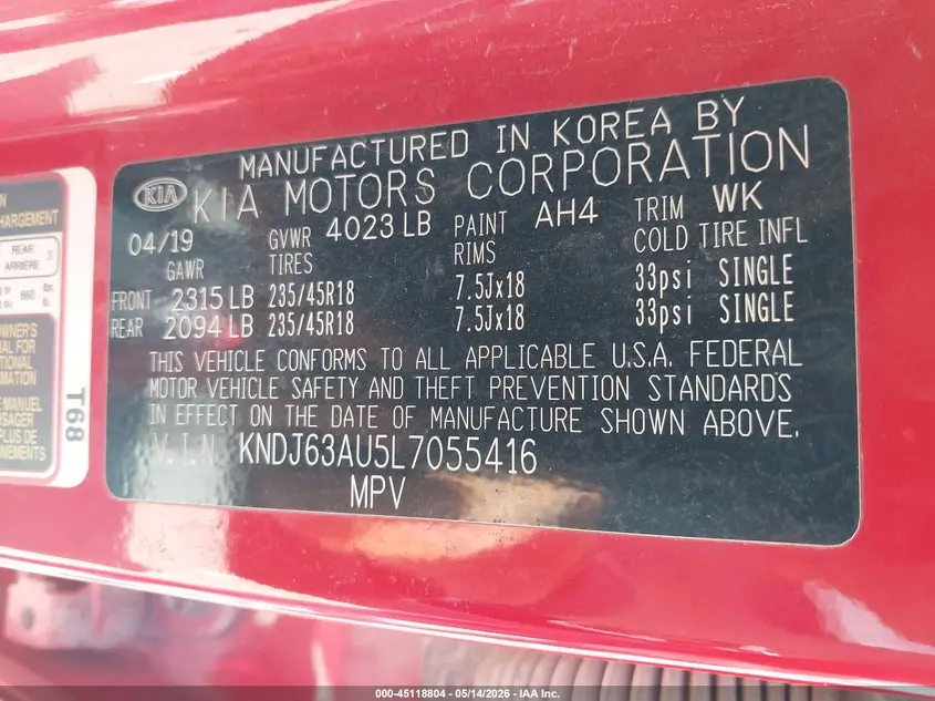 2020 KIA SOUL GT-LINE