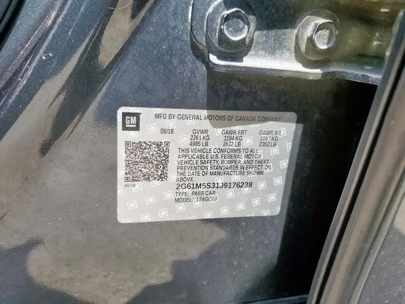 2018 CADILLAC XTS LUXURY  