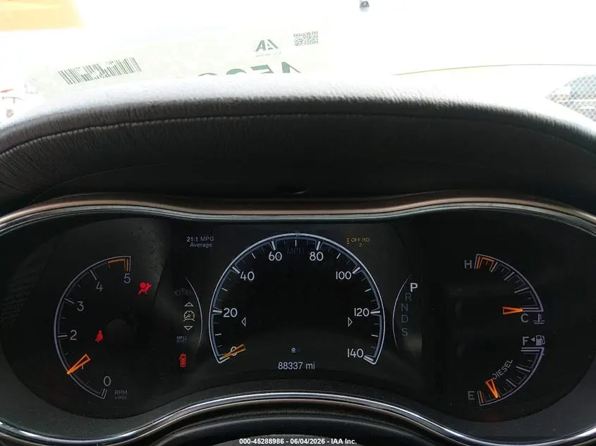 2014 JEEP GRAND CHEROKEE OVERLAND