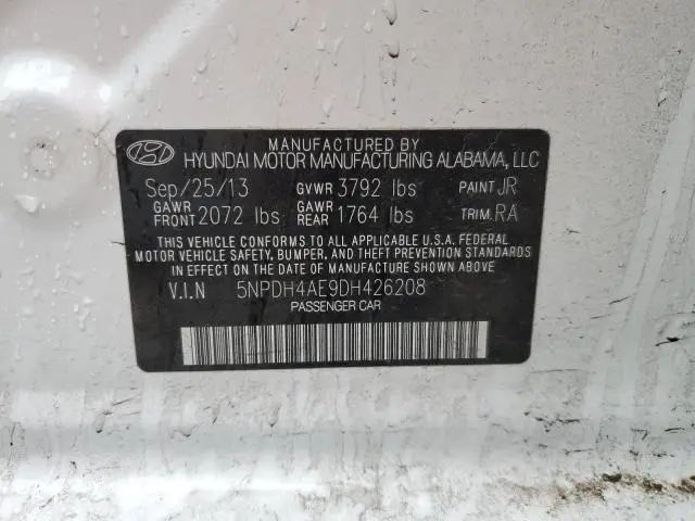 2013 HYUNDAI ELANTRA GLS