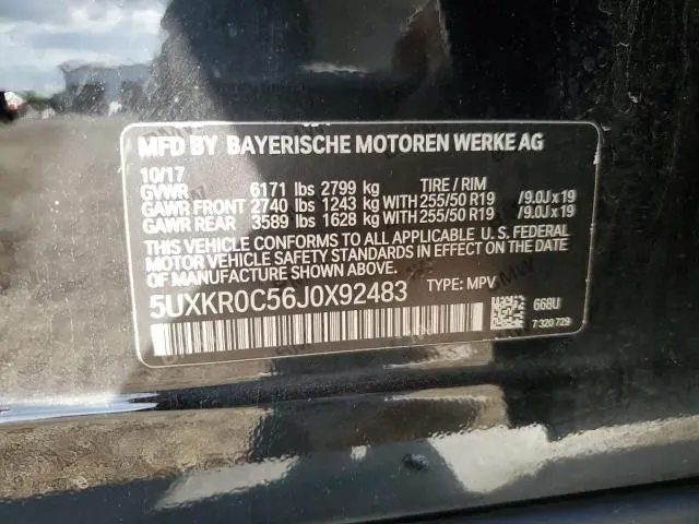 2018 BMW X5 XDRIVE35I  