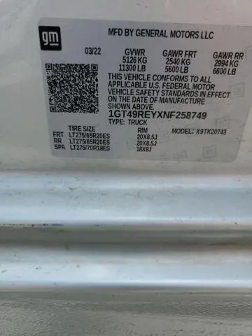 2022 GMC SIERRA K2500 DENALI  