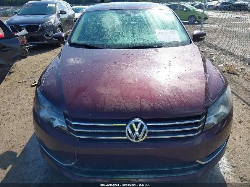 2012 VOLKSWAGEN PASSAT 2.5L SE