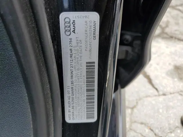 2012 AUDI A6   