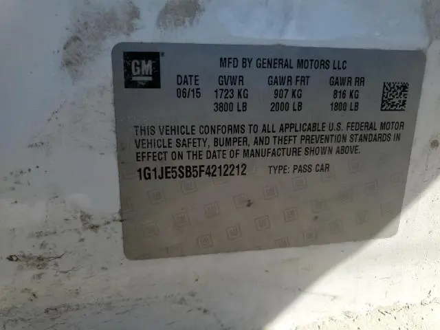 2015 CHEVROLET SONIC LTZ  