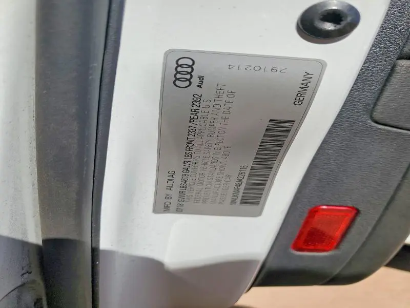 2018 AUDI A4 PREMIUM  