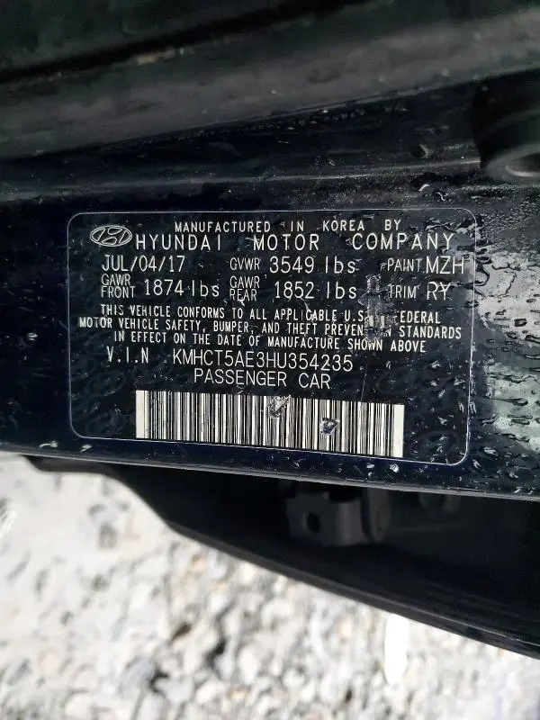 2017 HYUNDAI ACCENT SE  