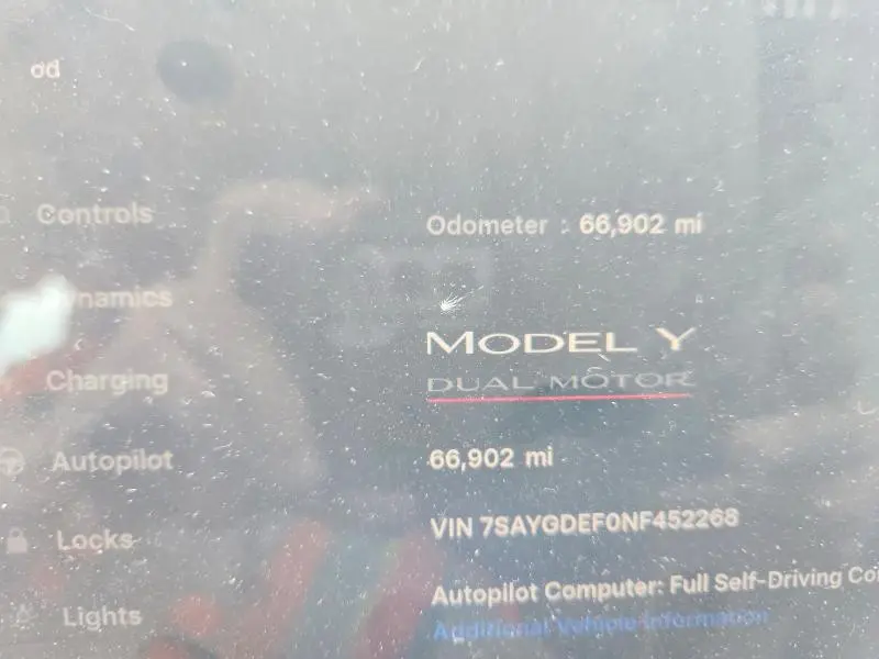 2022 TESLA MODEL Y   