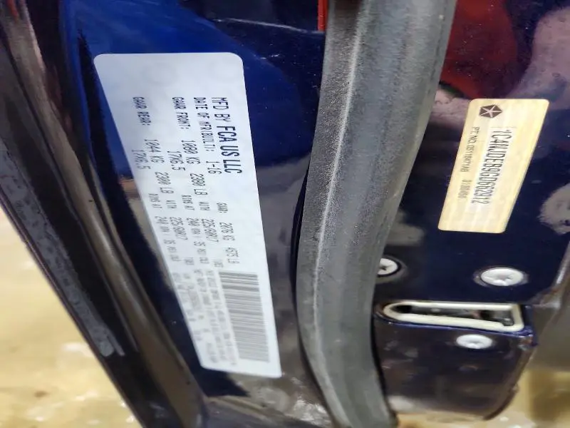 2016 JEEP COMPASS LATITUDE  