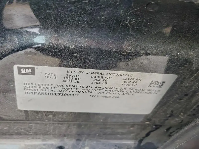 2014 CHEVROLET CRUZE LS  