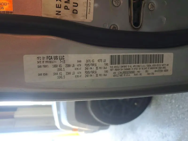 2016 JEEP PATRIOT SPORT  