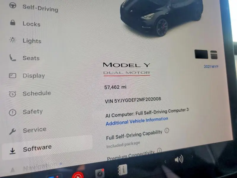 2021 TESLA MODEL Y   