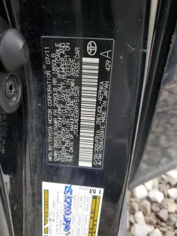 2011 TOYOTA COROLLA BASE  