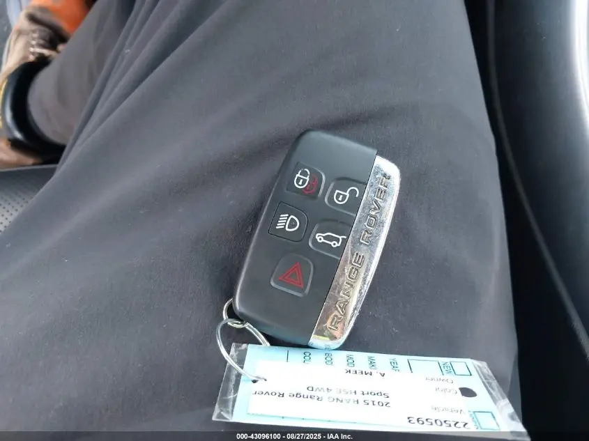 2015 LAND ROVER RANGE ROVER SPORT 3.0L V6 SUPERCHARGED HSE