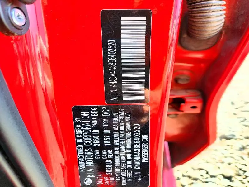 2014 KIA RIO   
