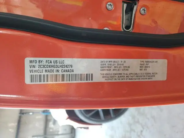 2020 DODGE CHARGER GT  