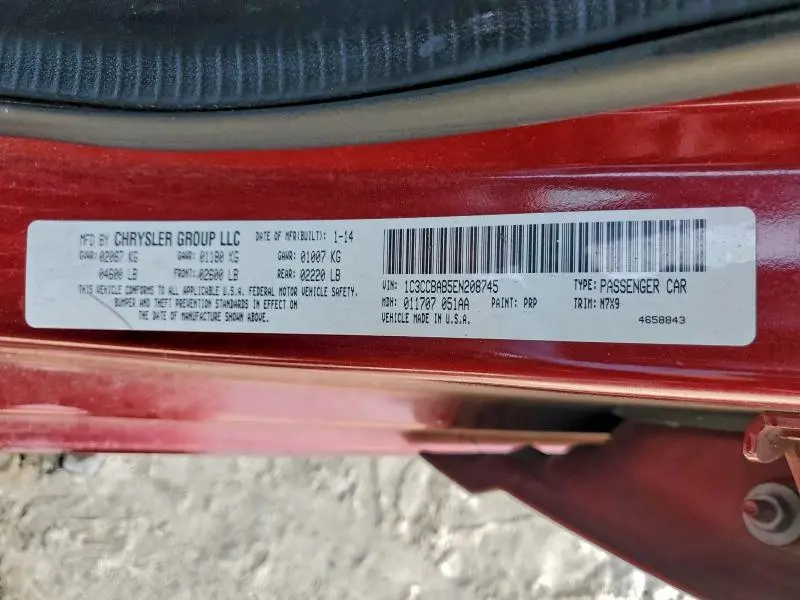 2014 CHRYSLER 200 LX  