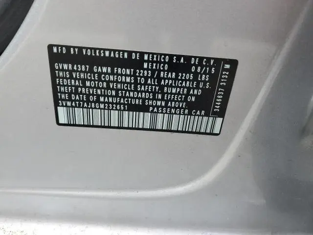 2016 VOLKSWAGEN JETTA GLI  