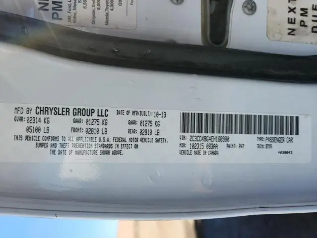 2014 DODGE CHARGER SE  