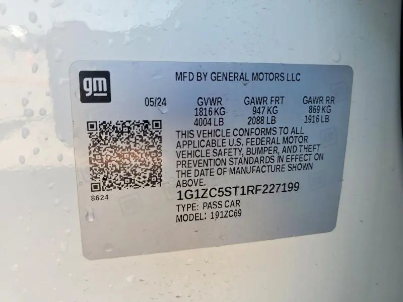 2024 CHEVROLET MALIBU LS  