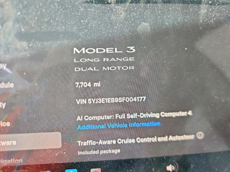 2025 TESLA MODEL 3   