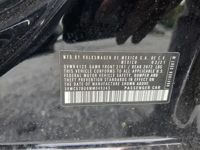 2021 VOLKSWAGEN JETTA S  