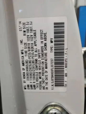 2015 ACURA RDX TECHNOLOGY  