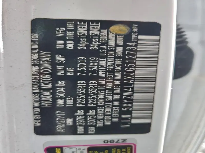 2018 HYUNDAI SANTA FE SPORT   