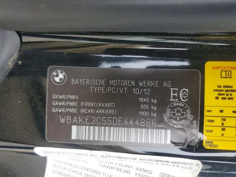 2013 BMW 328 I  
