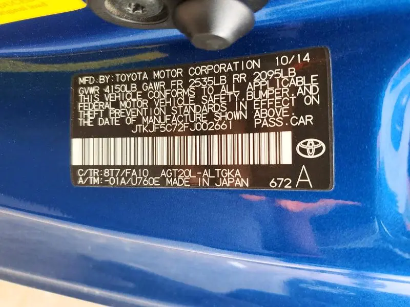 2015 SCION TC BASE  
