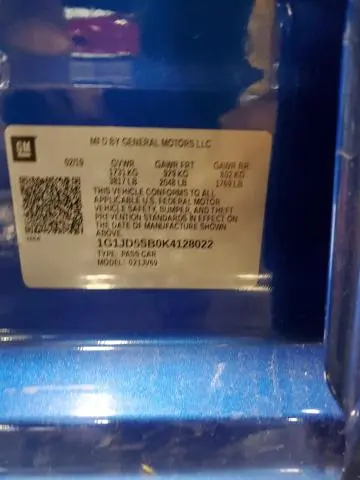 2019 CHEVROLET SONIC LT  