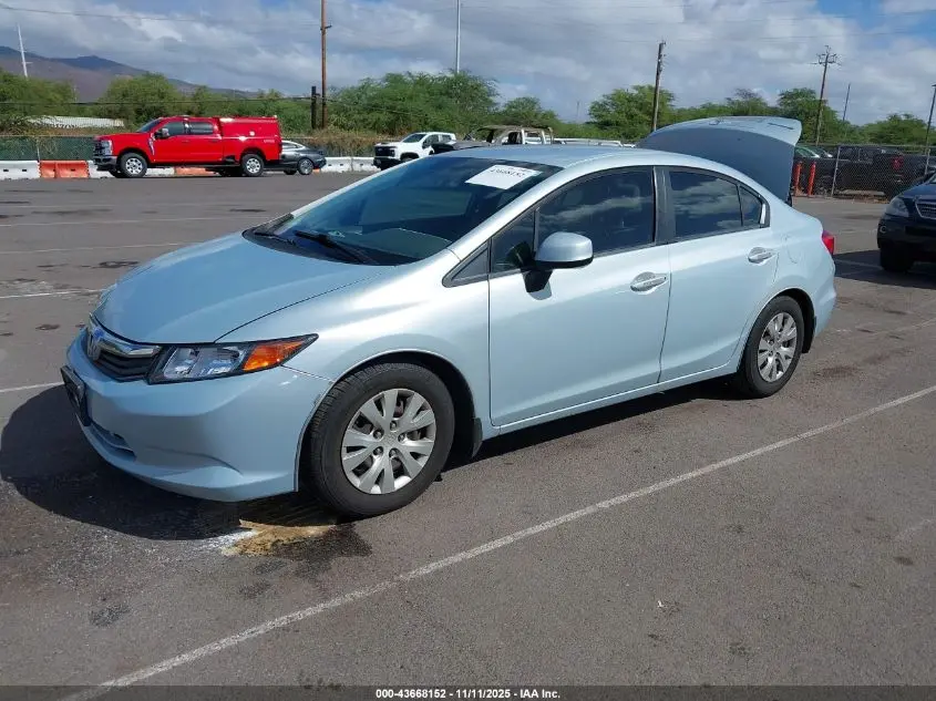 2012 HONDA CIVIC LX