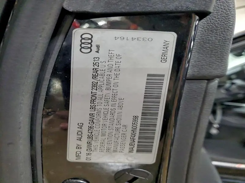 2017 AUDI A4 PREMIUM PLUS  