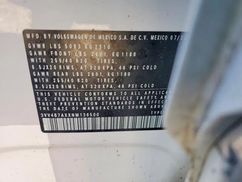 2022 VOLKSWAGEN TIGUAN SEL R-LINE  