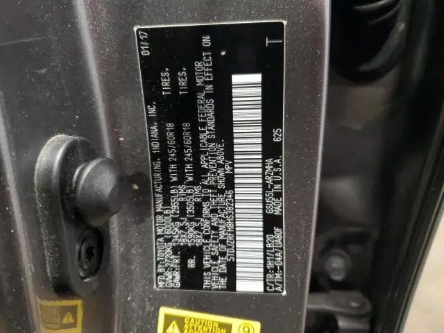 2017 TOYOTA HIGHLANDER SE  