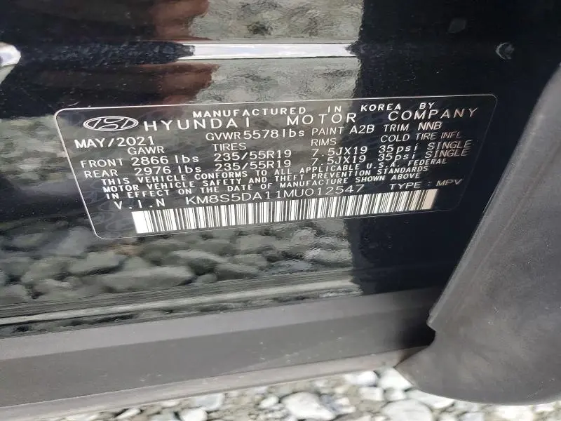 2021 HYUNDAI SANTA FE LIMITED  