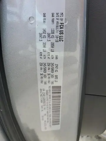 2019 CHRYSLER PACIFICA LIMITED  