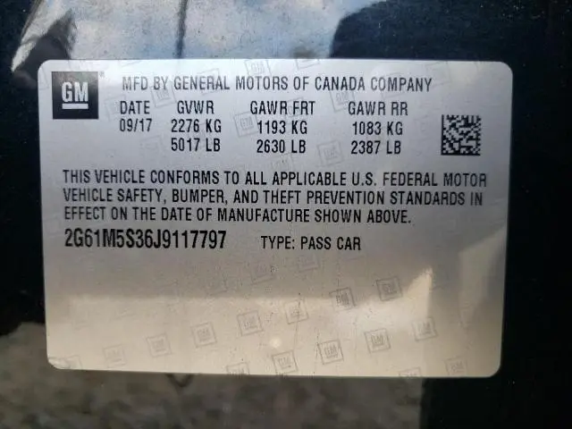 2018 CADILLAC XTS LUXURY  