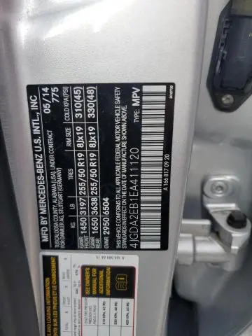 2014 MERCEDES-BENZ ML 350 BLUETEC  