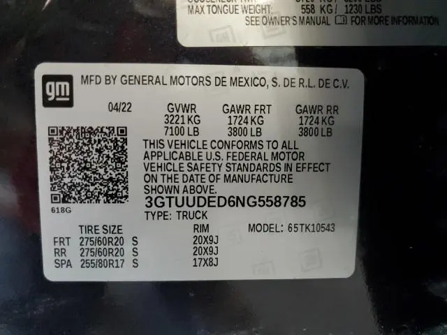 2022 GMC SIERRA K1500 SLT  