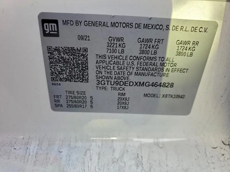 2021 GMC SIERRA K1500 SLT  