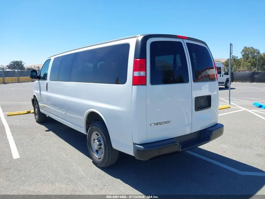2020 CHEVROLET EXPRESS PASSENGER RWD 3500 EXTENDED WHEELBASE LS