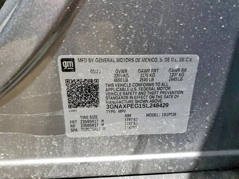 2025 CHEVROLET EQUINOX LT  