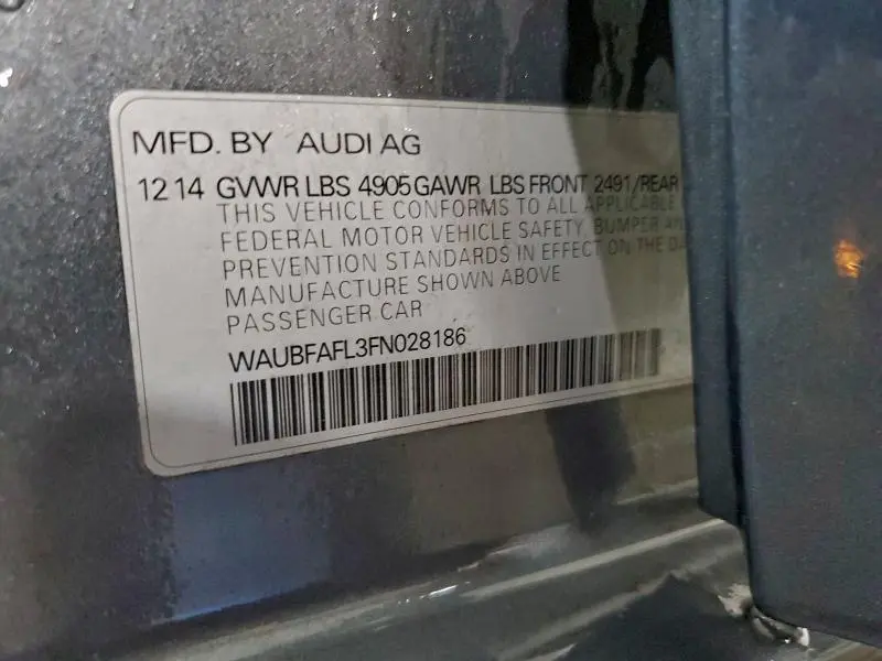 2015 AUDI A4 PREMIUM  