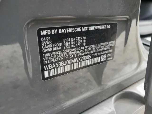 2021 BMW 540 I  