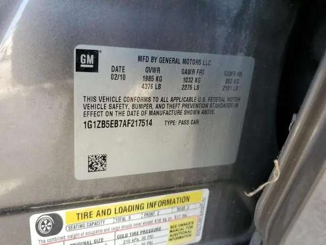 2010 CHEVROLET MALIBU LS