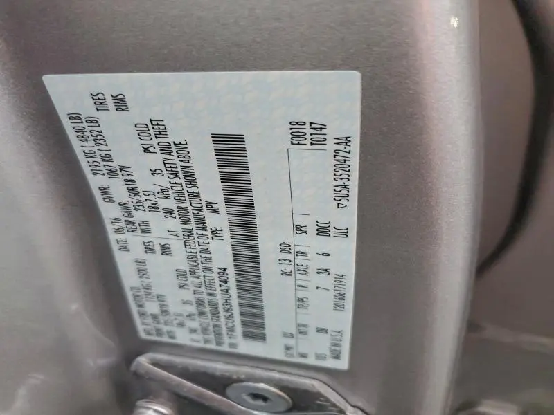 2017 FORD ESCAPE TITANIUM  