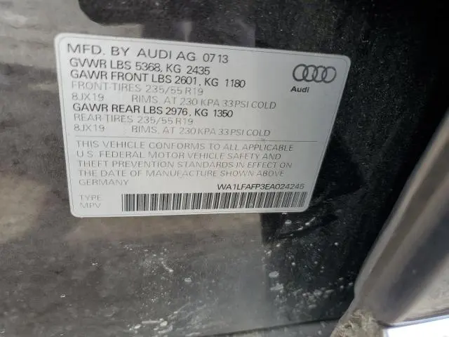 2014 AUDI Q5 PREMIUM PLUS  