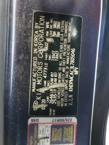 2020 KIA SPORTAGE LX  