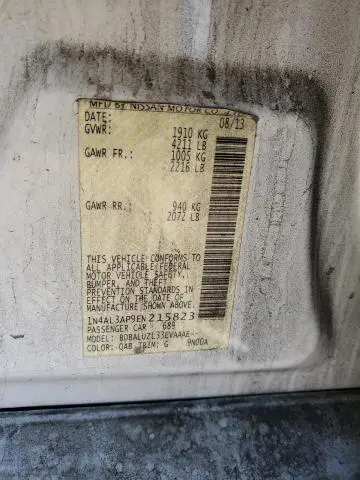 2014 NISSAN ALTIMA 2.5  